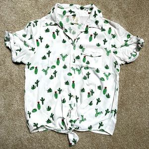 Cactus Button Up Shirt